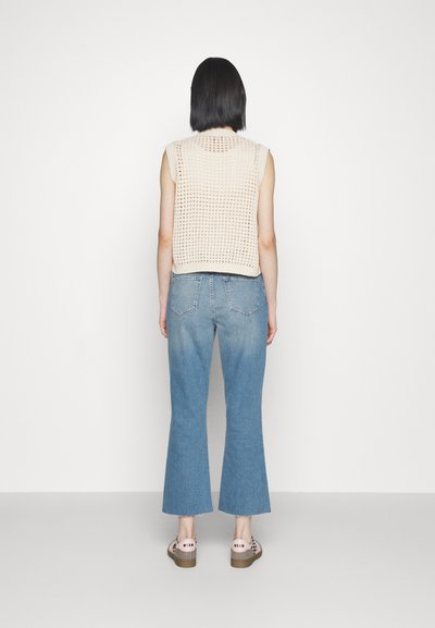 FRAME SUPER HIGH CROP MINI BOOT - Jean bootcut - deepwater