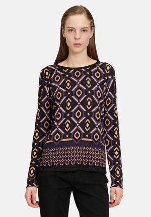 FEIN MIT AUFDRUCK - Jumper - purple black