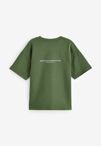 Next RELAXED FIT HEAVYWEIGHT SHORT SLEEVE 3 PACK - Apdrukāts T-krekls - green stone mauve