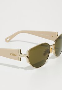 CHLOÉ Sunglasses gold-coloured/ivory-green/gold-coloured Zalando