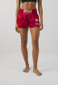 Venum CLASSIC MUAY THAI SHORT - Športne kratke hlače - bordeaux/gold
