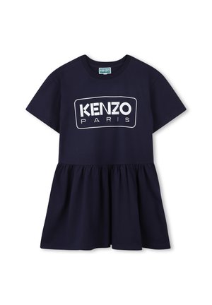 LOGO   WITH RUFFLE - Jersey dress - caban