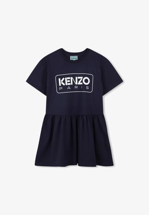 LOGO WITH RUFFLE - Jersey dress - caban
