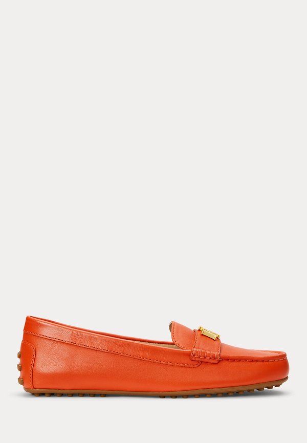 BARNSBURY NAPPA LEATHER DRIVER - Slipper - orange