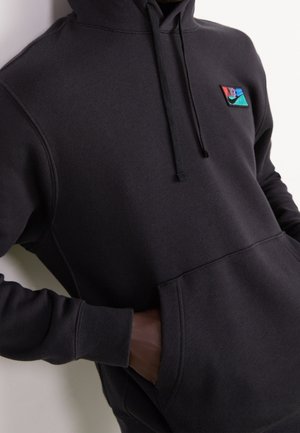Jersey con capucha - black