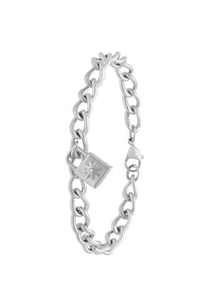 Lucardi GOURMETGLIEDERN UND VERSCHLUSS - Armband - silver-coloured