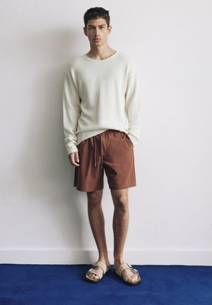 PULL&BEAR, Strickpullover - white