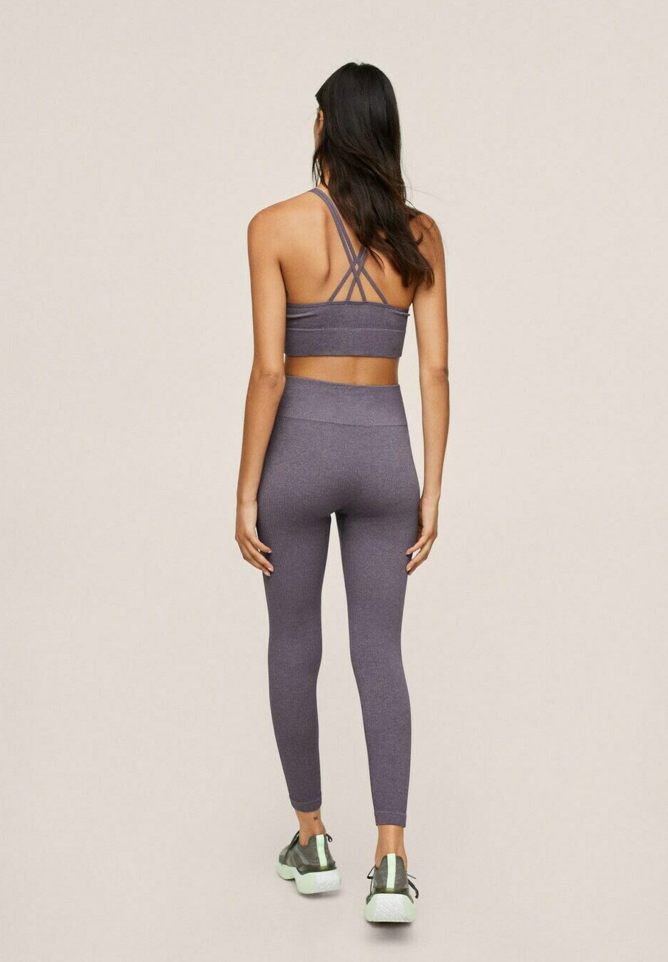 Mango Leggings - purpur/morado - Zalando.es