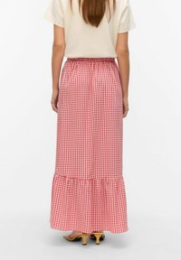 Vero Moda VMCHECK  - Gonna lunga - goji berry