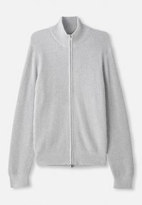 ALEXIS FULL ZIP CARDIGAN - Casaco de malha - light grey melange