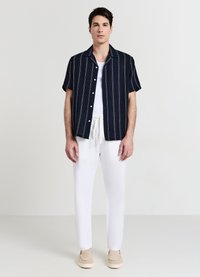 Calliope A RIGHE - Camicia - var blu notte