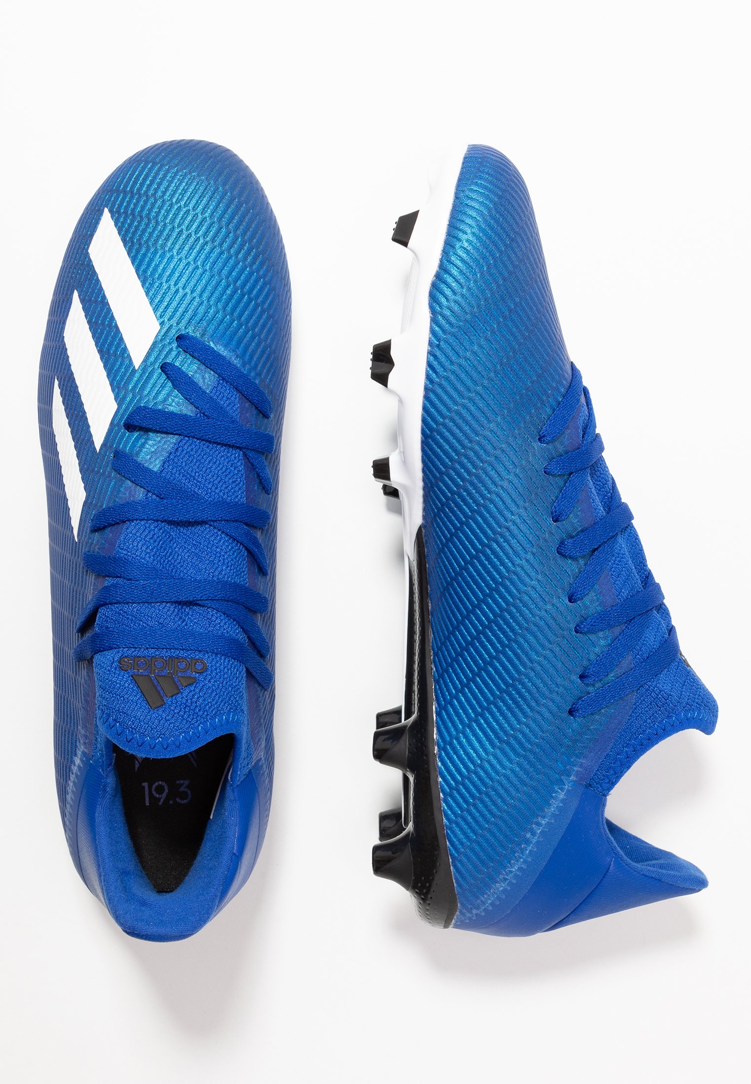 adidas Performance X 19.3 FG - Scarpe da calcetto con tacchetti - royal  blue/footwear white/core black/blu - Zalando.it