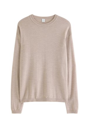 Pullover - light beige melange