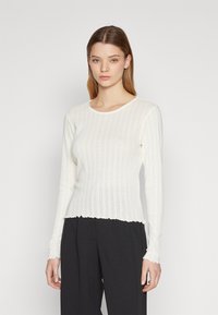 ONLY ONLCARLOTTA  - Langarmshirt - cloud dancer