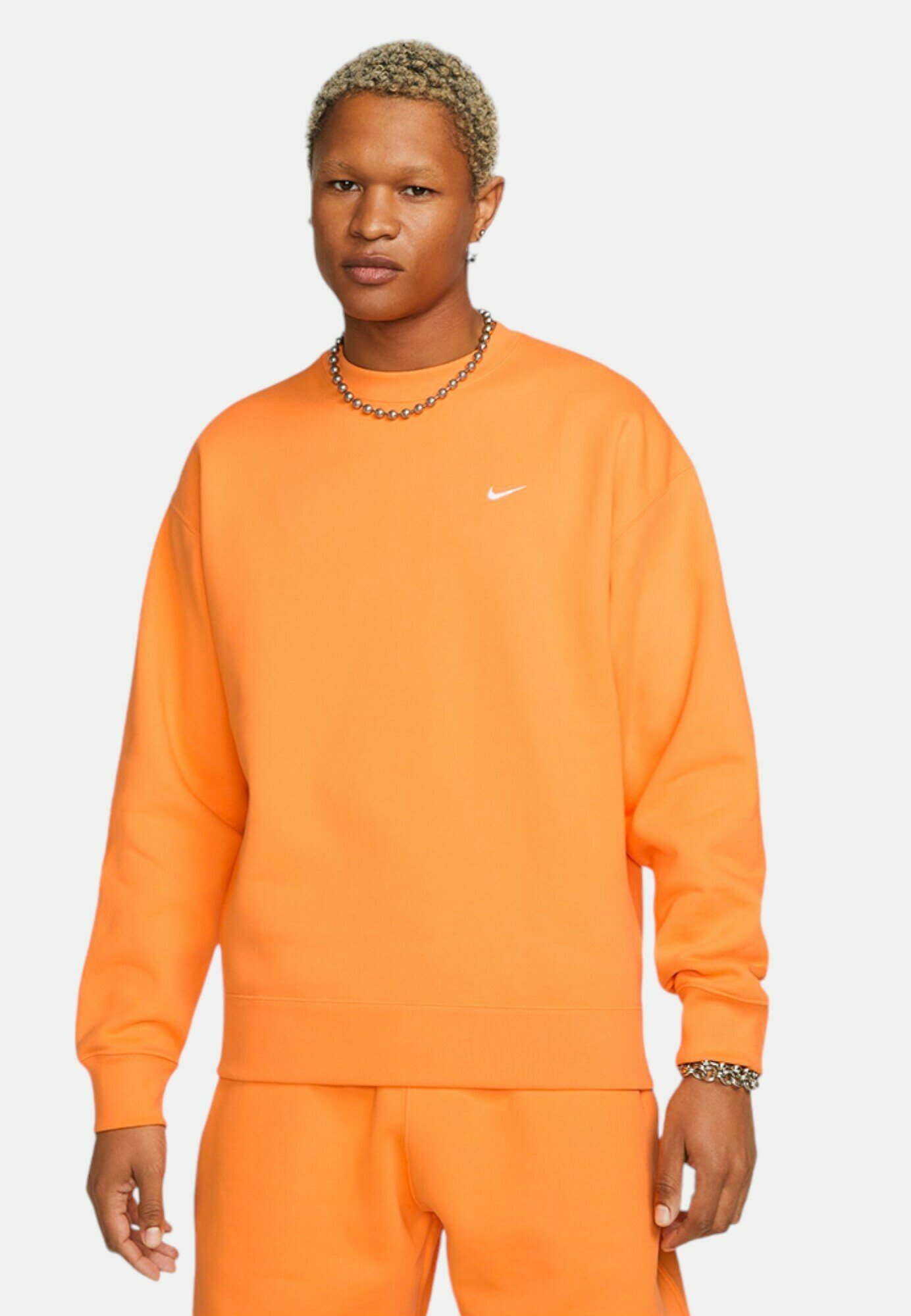 Embroidered Sweater Orange Sweater Nike Shop Mens Nike Embroidered