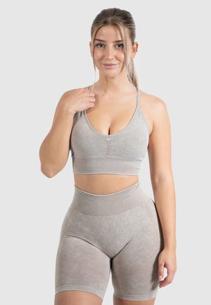 BATIK ACID VERA STRAP LIGHT SUPPORT TOP - Light support sports bra - hellbraun