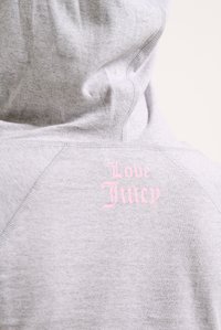 Juicy Couture VIVA LA JUICY FITTED HOODED - Džemperis ar kapuci - silver marl