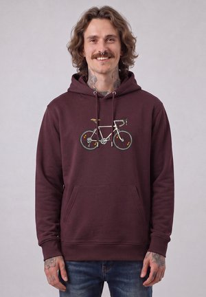 watapparel, UNISEX - Sweat à capuche - red brown