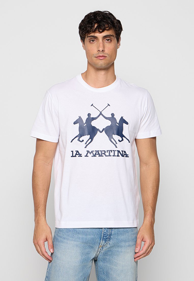 LA MARTINA T-shirt print wit