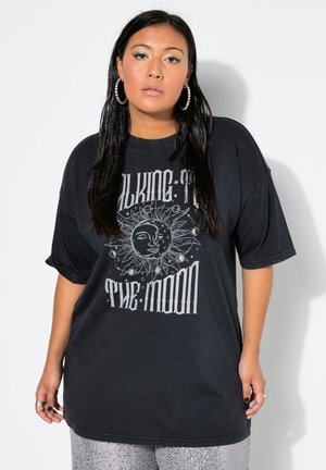 Studio Untold Print T-shirt - charcoal gray