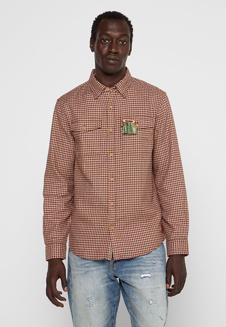 Scotch & Soda Overhemd lichtbruin