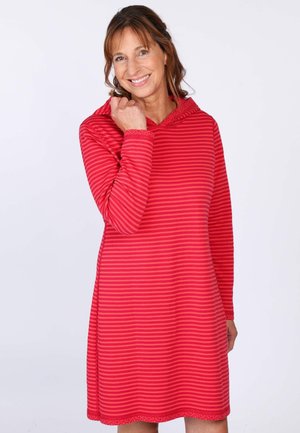 WENDE TIRILIA BOW - Jerseykleid - rubin