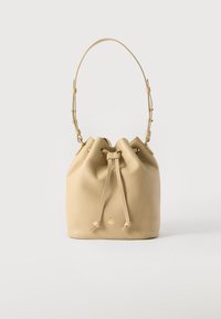 HERA BUCKET - Handbag - sabbia/gold coloured