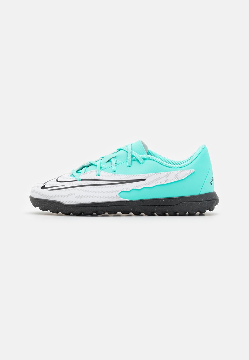 Nike Performance JR PHANTOM GX CLUB UNISEX - Astro turf trainers - hyper turquoise/black/fuchsia
