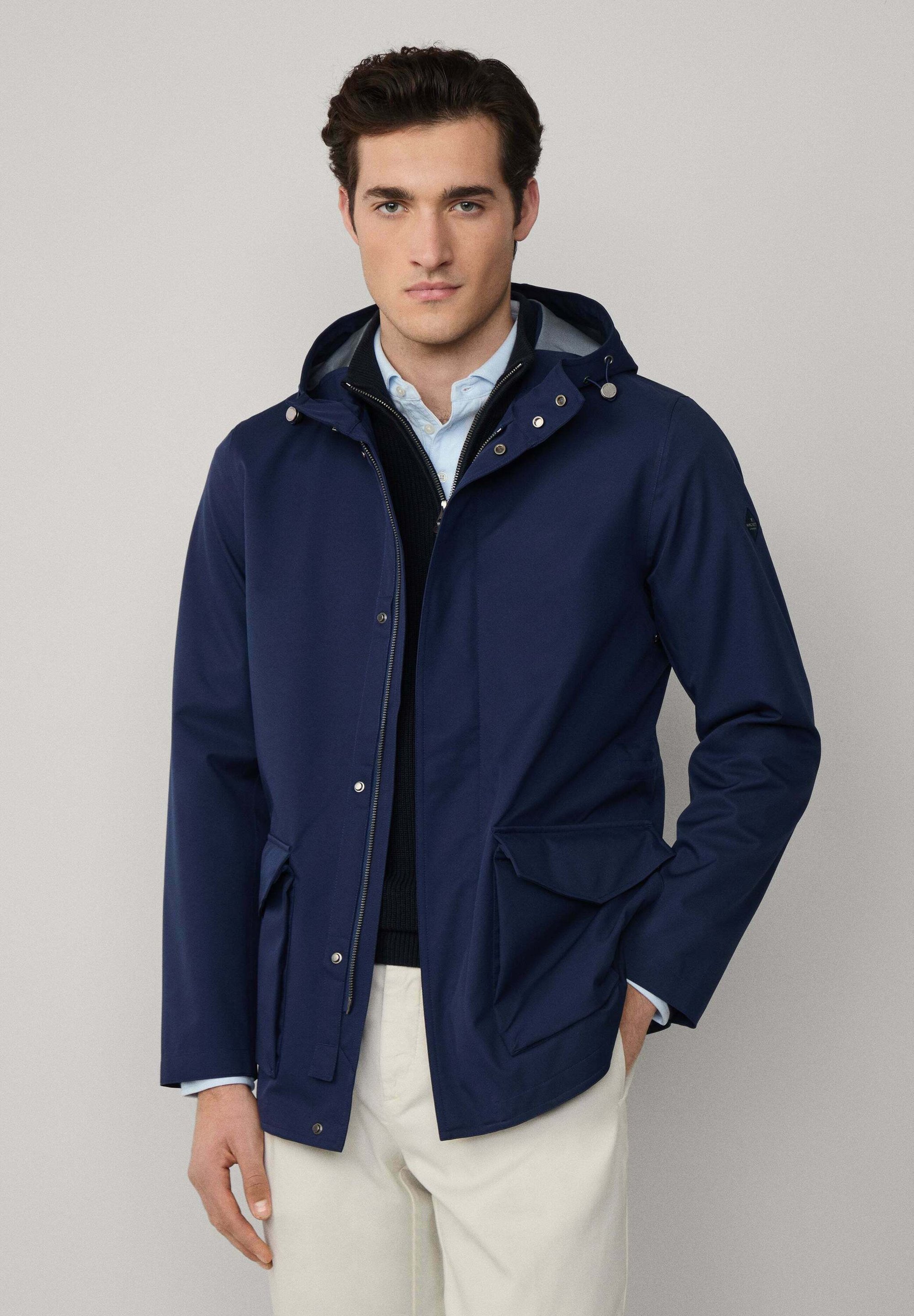 Hackett London Parka - dark denim blue/dark-blue denim - Zalando
