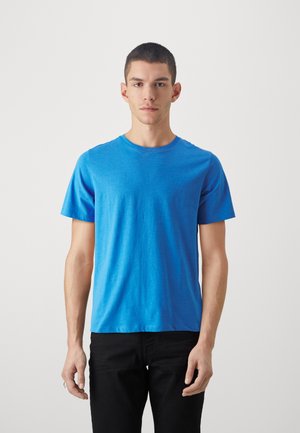 Jack & Jones JJEORGANIC TEE ONECK - Paprasti marškinėliai - french blue melange