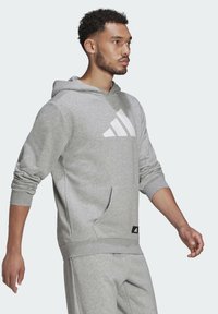 adidas Performance Felpa con cappuccio - grey