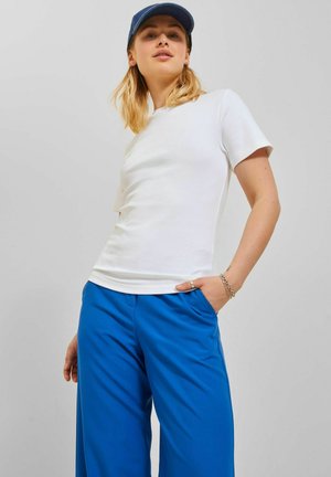 JXBELLE TIGHT SS ONECK JSR - T-shirts basic - bright white