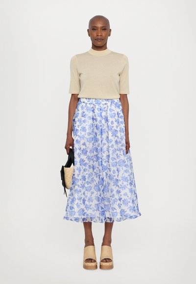 WEEKEND MaxMara MARCA - A-vonalú szoknya - cornflower blue