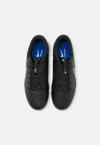 Nike Performance TIEMPO LEGEND 10 ACADEMY TF - Turf football boots - black/chrome/hyper royal