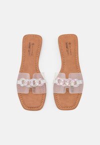 Call it Spring Mules - silver-coloured