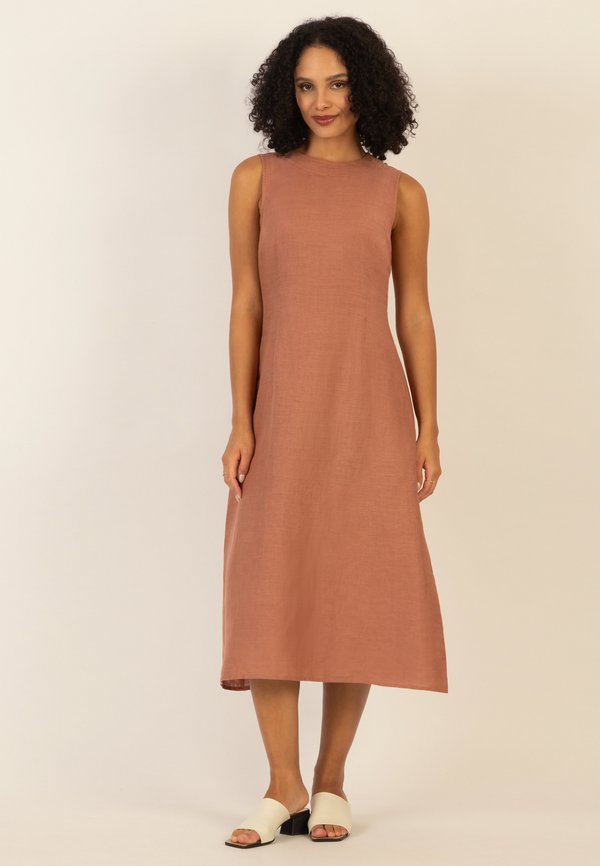 LANGES - Freizeitkleid - terrakotta