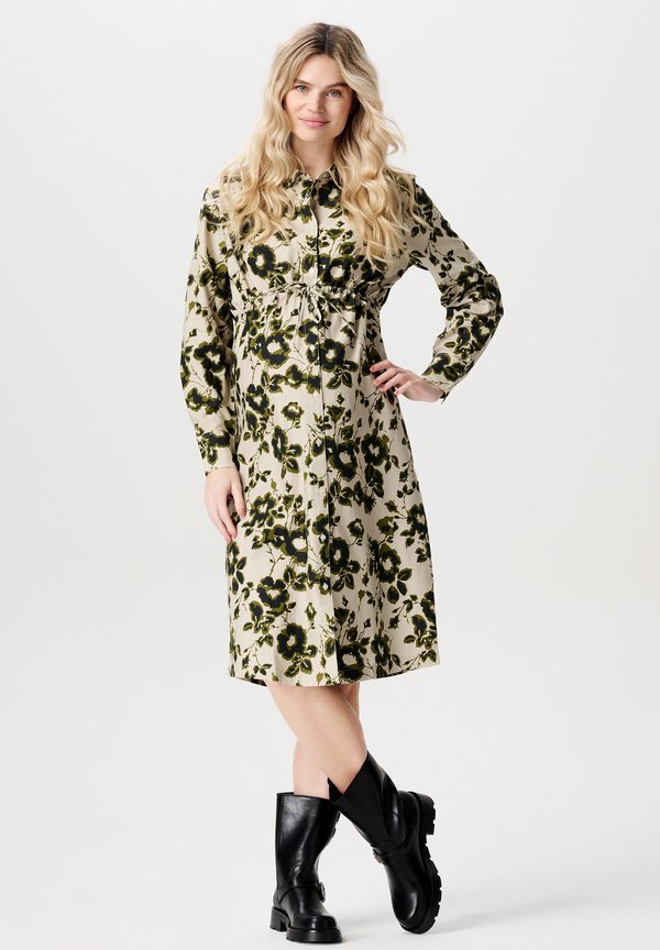 VANTAA - Blusenkleid - big flower abbey stone