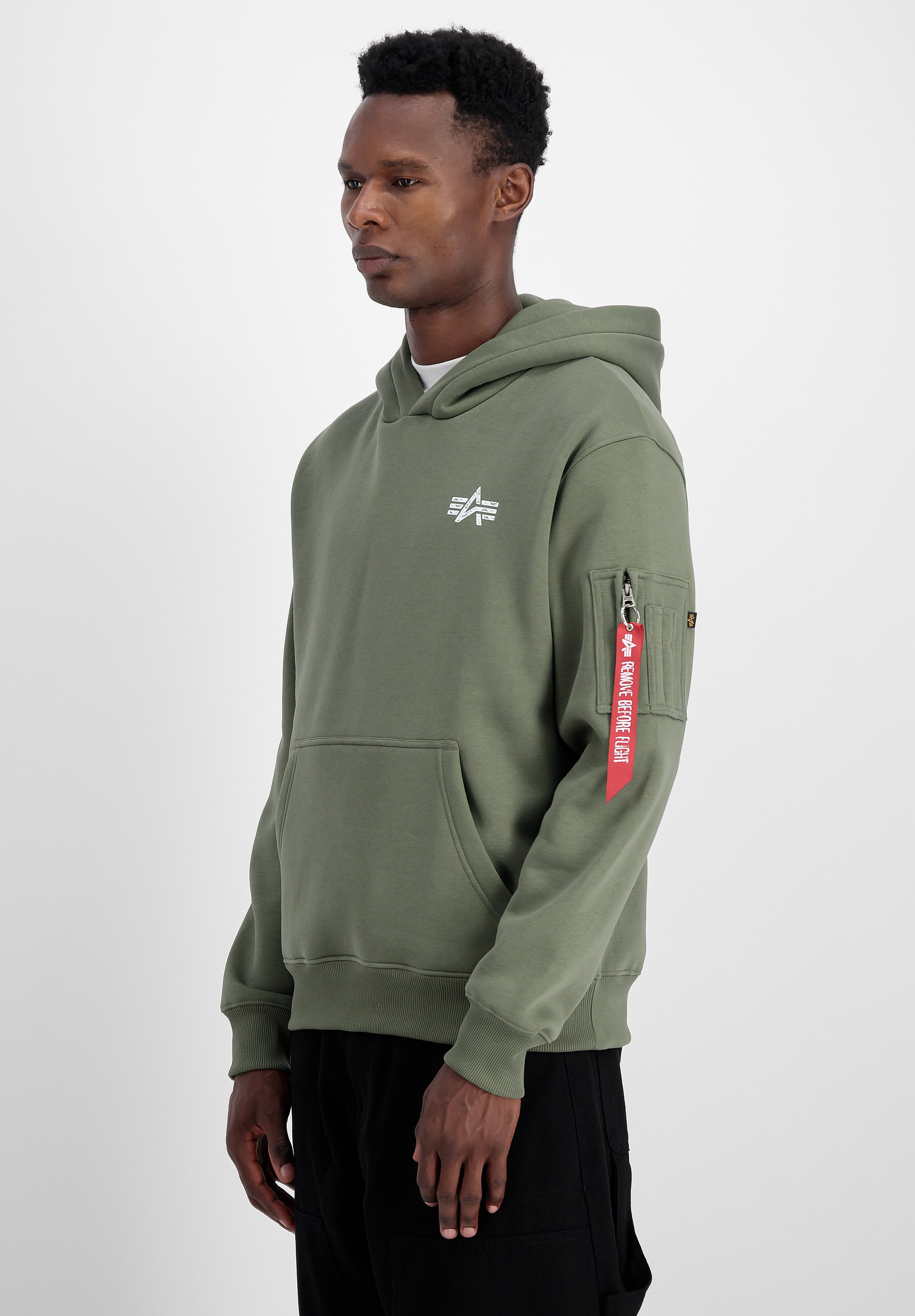 Alpha Industries - Bluza z kapturem/khaki - Zalando.pl