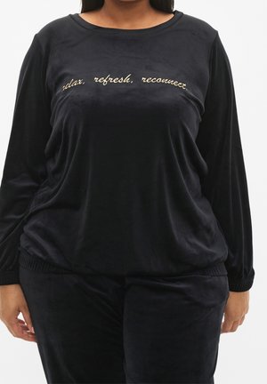 T-shirt à manches longues - black