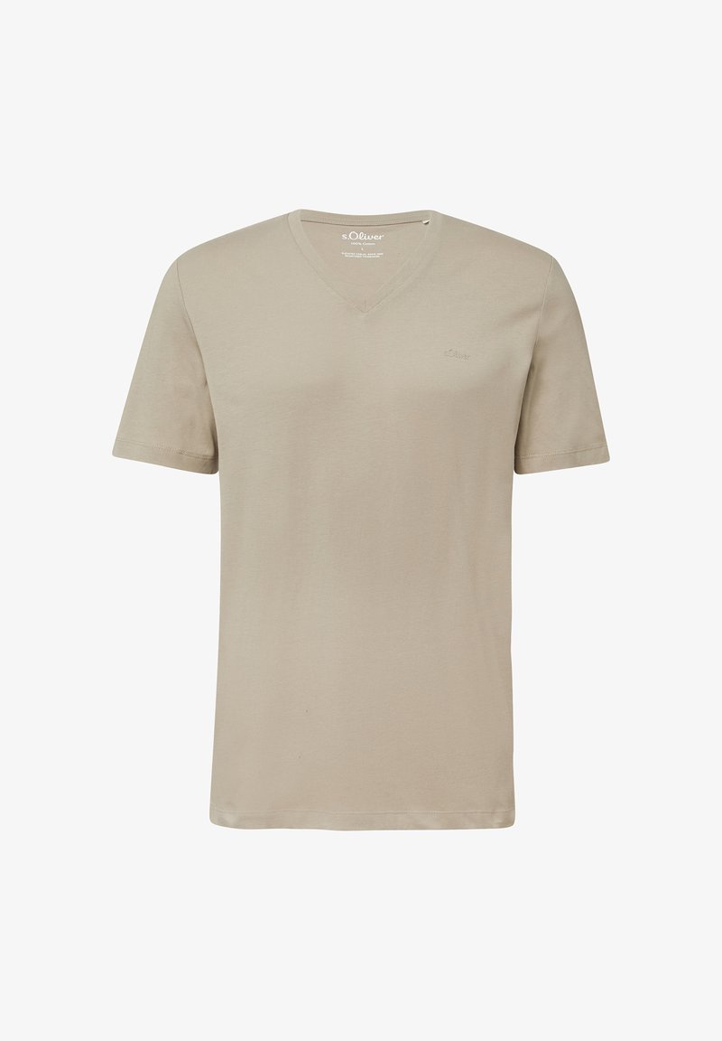 s.Oliver M GRILL-MOTIV - T-shirt con stampa - grau meliert/grigio scuro - Zalando s.Oliver M GRILL-MOTIV - T-shirt con stampa - grau meliert/grigio scuro - Zalando