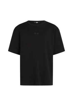 KARL LAGERFELD, OVERSIZED SUNGLASSES - Základné tričko - black