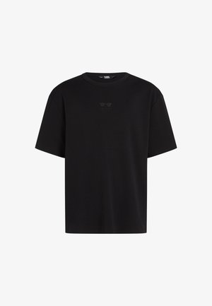 KARL LAGERFELD, OVERSIZED SUNGLASSES - Základné tričko - black