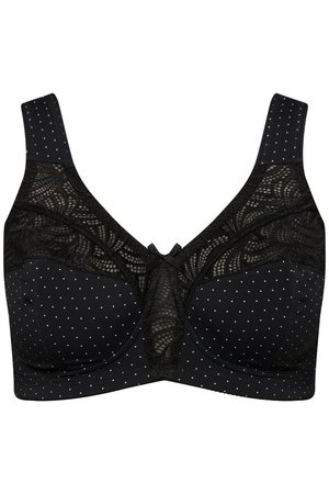 Ulla Popken DOTS AND RELIEF - Bustier  - black