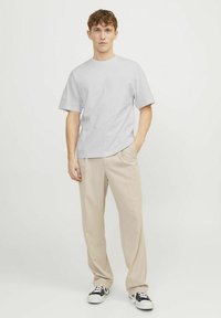 Jack & Jones RUNDHALS  - T-shirts print - bright white
