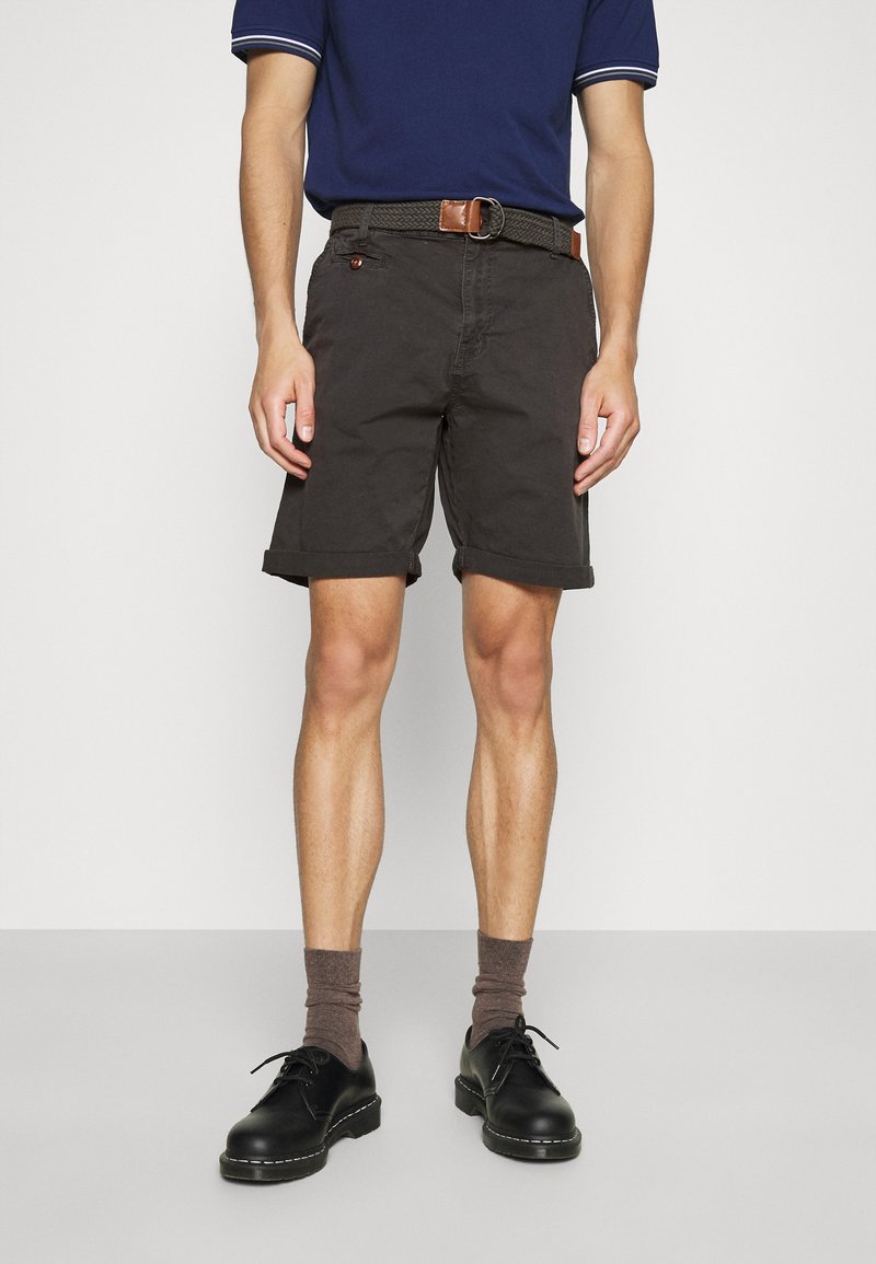 INDICODE JEANS - CONER - Shorts - raven, Enlarge