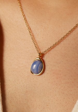 Lucardi VINTAGE - Collier - blue and silver coloured