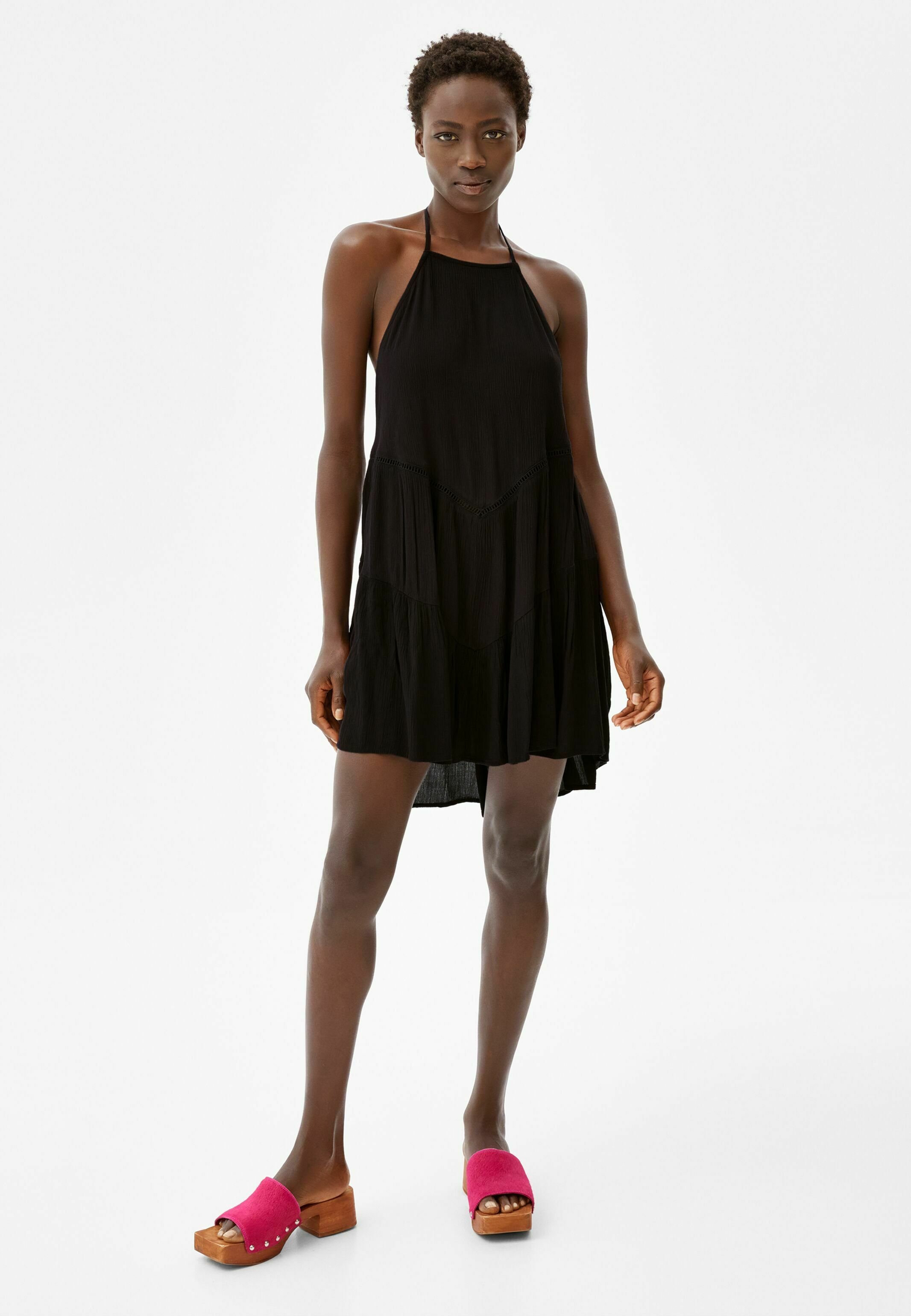 Bershka Vestito estivo - black/nero - Zalando.it