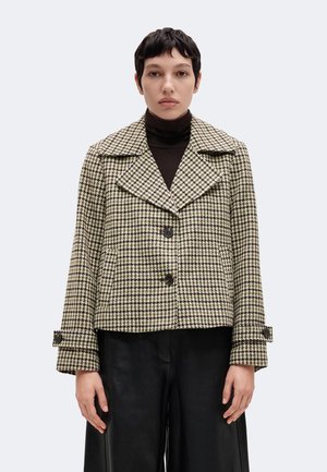 VILA, VISOLEA JACKET - Лятно яке - coffee bean/birch/nomad/martini olive/black