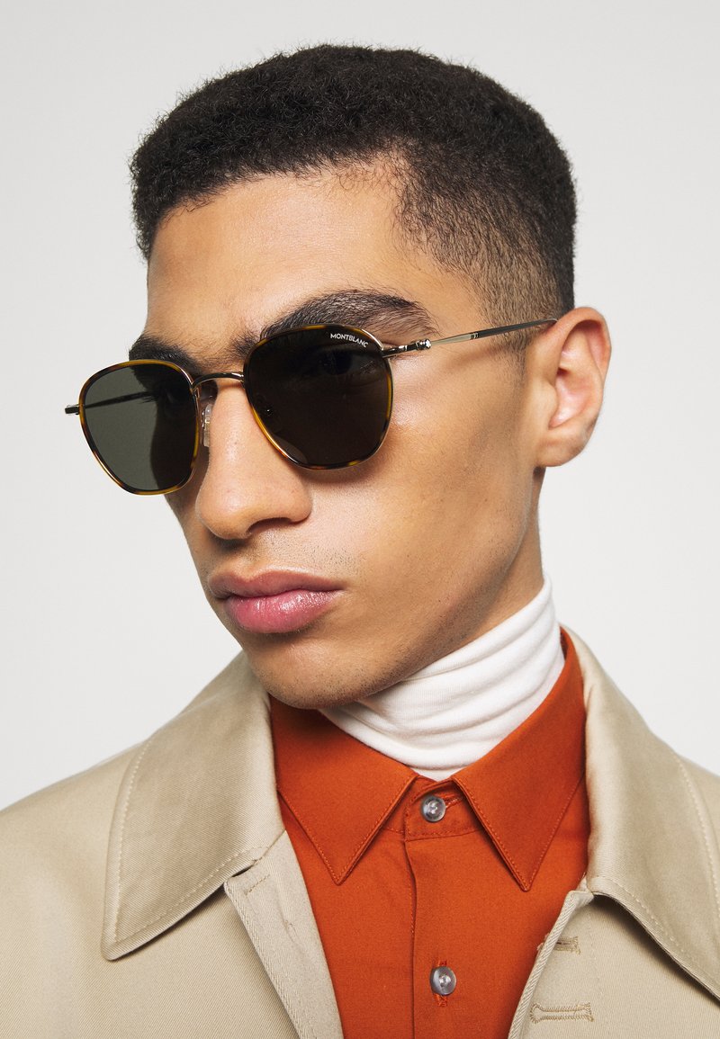 Herren Taschen & Koffer | Mont Blanc UNISEX Sonnenbrille havana/gold-coloured/grey/braun - ZC61734 Herren Taschen & Koffer | Mont Blanc UNISEX Sonnenbrille havana/gold-coloured/grey/braun - ZC61734