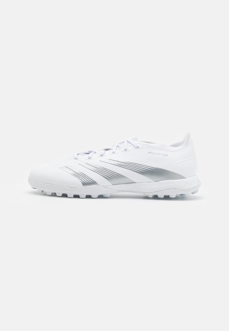 adidas Performance PREDATOR LEAGUE  - Chaussures de football sur gazon - footwear white/silver metallic